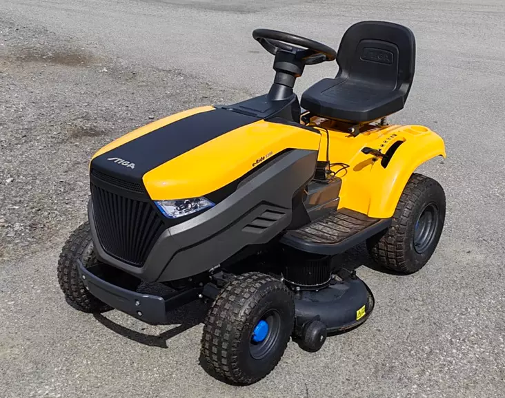 Käytetty Stiga E-Ride SDST 98 S300 ajoleikkuri | Uudella 48V ePower akulla - Käytetyt ajoleikkurit - STIGA-ERIDE2022 - 1
