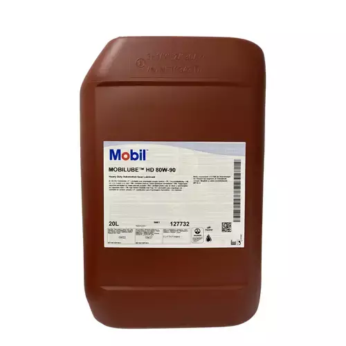 Mobil 1 mobilube HD 80W-90 vaihteisto, vetopyörästö öljy 20L - Raskaankaluston vaihteisto- ja peräöljyt - 117-127732 - 1