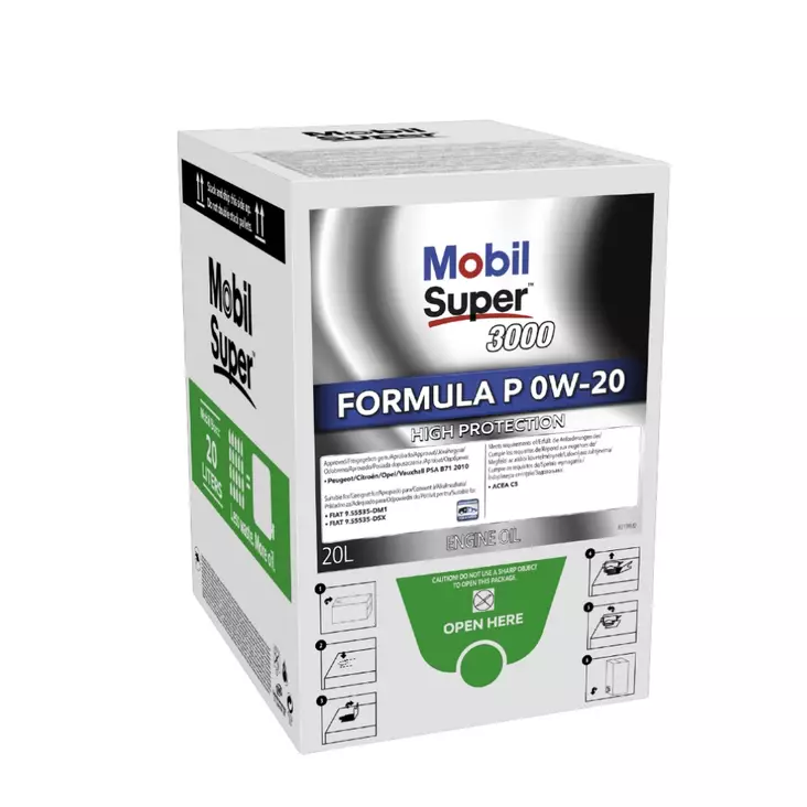 Mobil 1 super 3000 formula P 0W-20 moottoriöljy 20L - Moottoriöljyt - 117-157522 - 1
