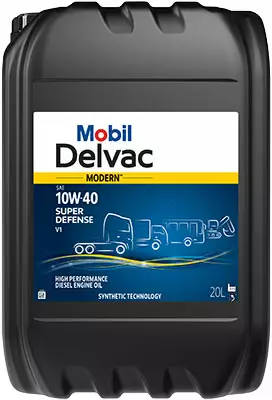 Mobil delvac modern super defense 10W-40 dieselmoottoriöljy 20L - Raskaankaluston moottoriöljyt - 117-157342 - 1