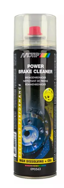 Motip Power Brake Cleaner Jarrunpuhdistus spray 500ml - Muut korjaamokemikaalit - 104-090563 - 1