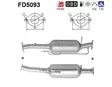 AS Hiukkassuodatin DPF | 098-FD5093 - Pakoputkien hiukkassuodattimet - 098-FD5093 - 1