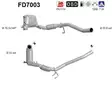 AS Hiukkassuodatin DPF | 098-FD7003 - Pakoputkien hiukkassuodattimet - 098-FD7003 - 1