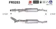 Peugeot DPF hiukkassuodatin | AS 098-FR5253 - Pakoputkien hiukkassuodattimet - 098-FR5253 - 1