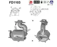 Toyota DPF hiukkassuodatin | AS 098-FD1103 - Pakoputkien hiukkassuodattimet - 098-FD1103 - 1