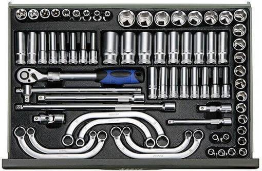 BOXO HYLSYAVAINSARJA 1/2" XL 71 OSAA - Työkaluvaunut - 284-BXP033 - 1