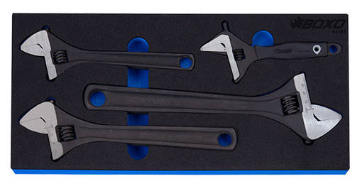 BOXO JAKOAVAINSARJA 6"-12" 4-OSAINEN - Työkaluvaunut - 284-BX653 - 1
