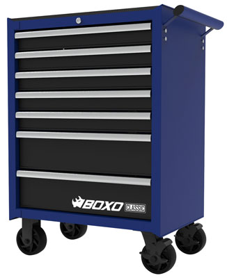 Boxo työkaluvaunu Classic 143-osaisella työkalusarjalla - Työkaluvaunut työkaluilla - 285-7071CB-143 - 1