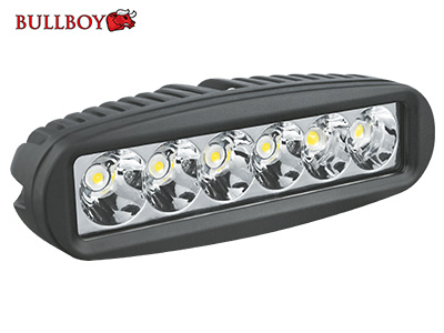 Bullboy Led-työvalo matala suorakaide 18 W - Työvalot - 1603-300403 - 1