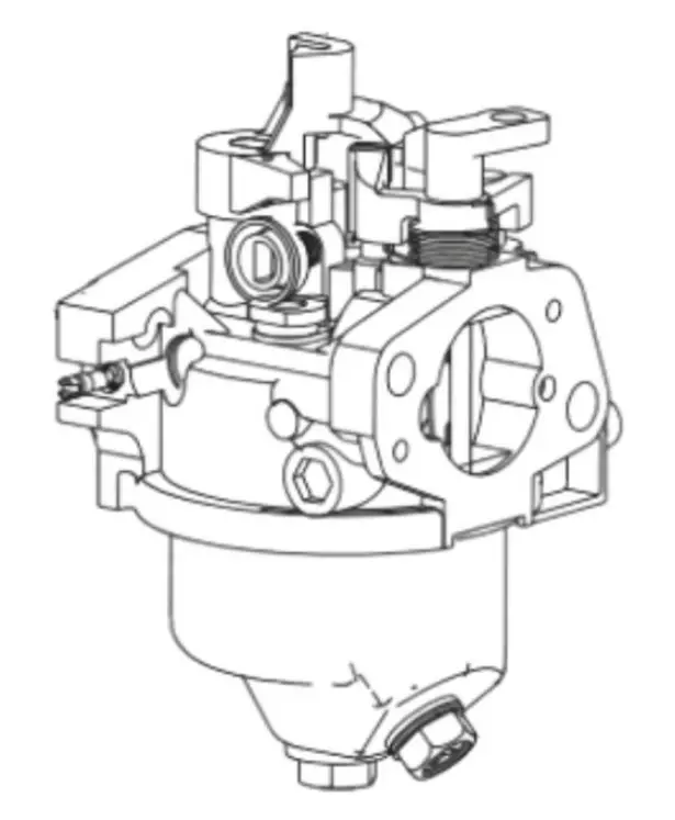 Husqvarna OEM kaasutin 5311472-43 - Tasoleikkureiden muut osat - 5311472-43 - 1