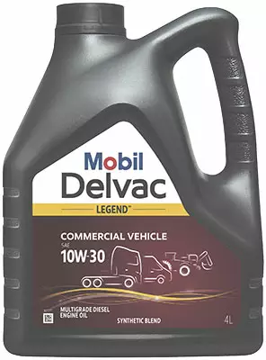 Mobil 1 delvac legend commercial vehicle 10W-30 dieselmoottoriöljy 4L - Raskaankaluston moottoriöljyt - 117-157433 - 1