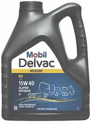 Mobil 1 delvac modern SUP DEF V4 dieselmoottoriöljy 4L - Raskaankaluston moottoriöljyt - 117-157463 - 1