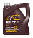 MANNOL Extra Gear oil 75W-90 GL-4/GL-5 LS 8103 VAIHTEISTOÖLJY 4 L - Manuaalivaihteistoöljyt - MN8103-4 - 1