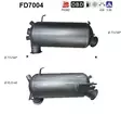 Volkswagen DPF hiukkassuodatin | AS 098-FD7004 - Pakoputkien hiukkassuodattimet - 098-FD7004 - 1