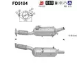 Opel / Renault DPF hiukkassuodatin | AS 098-FD5184 - Pakoputkien hiukkassuodattimet - 098-FD5184 - 1