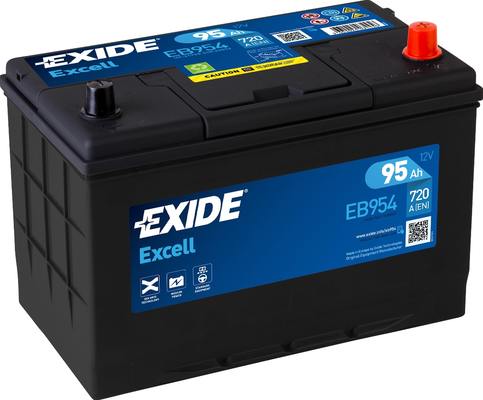 AKKU EXIDE 12/95 60032 EXCELL - Akut 30-100 ah - EXIDE-EB954 - 1