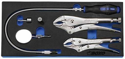 BOXO LUKKOPIHTI/PEILI/MAGNEETTINOSTINSARJA - Työkaluvaunut - 284-BX034 - 1