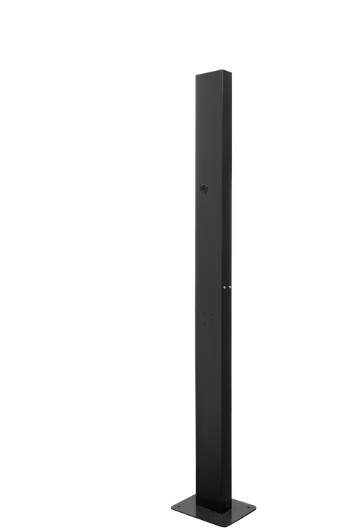 Deltaco latausaseman tolppa EV4120 ja EV4320 laturille - Sähköauton lataus - 930-EV5104 - 1