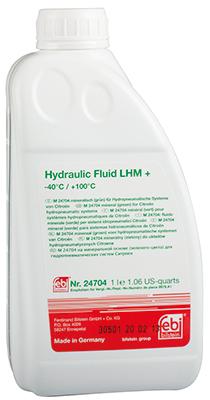 JARRU/HYDRAULINESTE1L LHM+ VIHREÄ FEBI - Ohjaustehostinöljyt - 109-24704 - 1