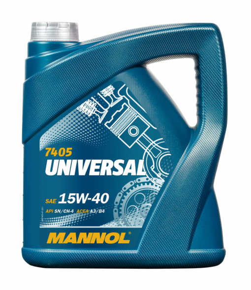 MANNOL 7405 UNIVERSAL 15W-40 4 L - Raskaankaluston moottoriöljyt - MN7405-4 - 1
