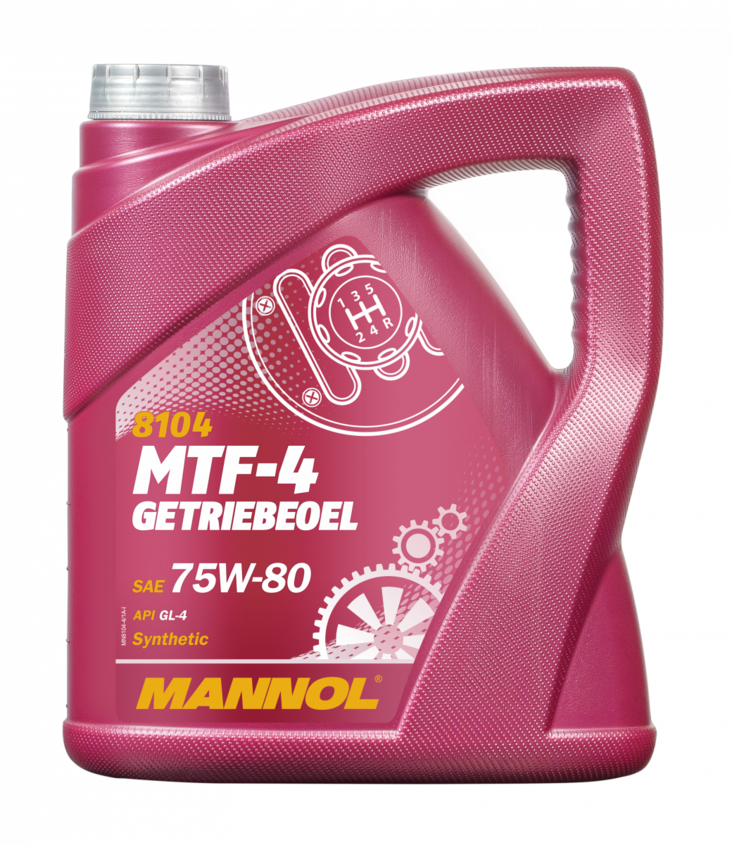 MANNOL 75W-80 GL4 MTF-4 8104 4L VAIHTEISTOÖLJY - Manuaalivaihteistoöljyt - MN8104-4 - 1