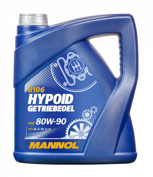 MANNOL HYPOID API GL-4/GL-5 80W-90 LS 4L VETOPYÖRÄSTÖ-ÖLJY - Peräöljyt - MN8106-4 - 1