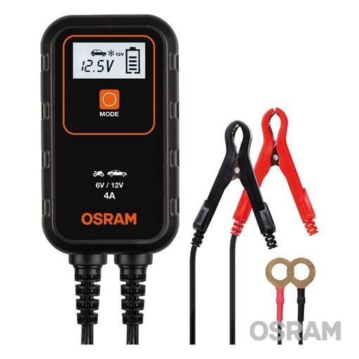 Osram akkulaturi 6/12V 4 Ah - Akkulaturit ja apukäynnistimet - 945-OEBCS904 - 1