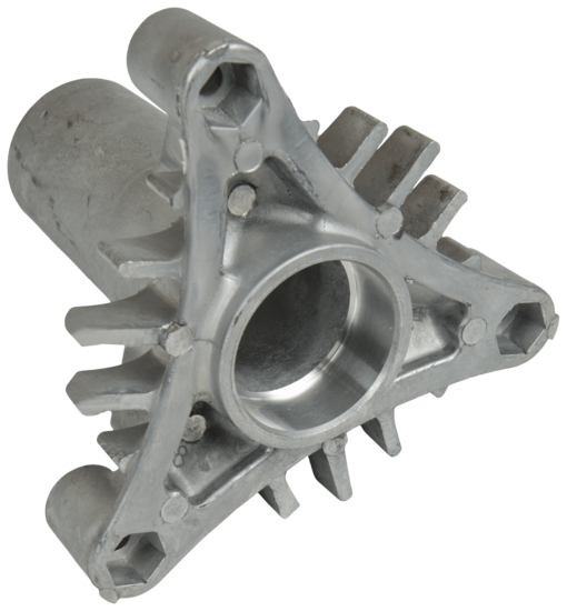 Traktorileikkurin teräpukin runko 3-pulttinen - Ajoleikkureiden terät ja teräpukit - 5321287-74 - 1