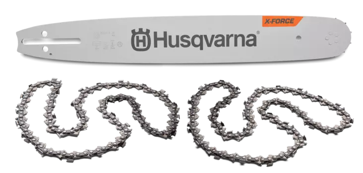 Husqvarna X-Cut teräketju + laippa paketti 15" .325 1,3 mm 64 vl - Ketju+laippa paketit - 5478981-64 - 1