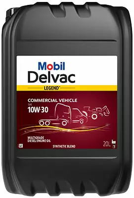 Mobil 1 delvac legend commercial vehicle 10W-30 dieselmoottoriöljy 20L - Raskaankaluston moottoriöljyt - 117-157434 - 1
