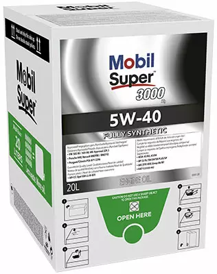 Mobil super 3000 X1 5W-40 moottoriöljy 20L - Moottoriöljyt - 117-153734 - 1