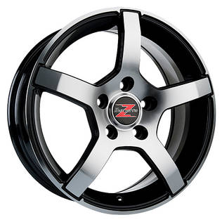 Inverno Black Polished 7.5x17 - 17" alumiinivanteet - VT76795 - 1
