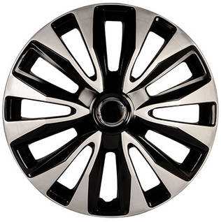 KORISTEKAPSELI K2715" MUSTA/HOPEA 4KPL - 15" koristekapselit - 929-M15 - 1