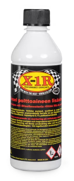 X-1R Diesel + Booster 0,5L Dieselpolttoaineen lisäaine - Öljyn ja polttoaineen lisäaineet - X1R-DIESEL05 - 1