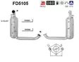 AS Hiukkassuodatin DPF | 098-FD5105 - Pakoputkien hiukkassuodattimet - 098-FD5105 - 1