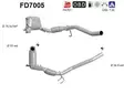 AS Hiukkassuodatin DPF | 098-FD7005 - Pakoputkien hiukkassuodattimet - 098-FD7005 - 1