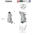 Toyota DPF hiukkassuodatin | AS 098-FD5005 - Pakoputkien hiukkassuodattimet - 098-FD5005 - 1