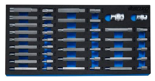 BOXO BITS-SARJA 3/8" & 1/2" TORX,XZN, KUUSIO - Työkaluvaunut - 284-BX685 - 1