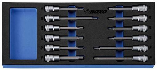 BOXO KUUSIOKOLO/TORX/ZXN 1/2" HYLSYSARJA - Työkaluvaunut - 284-BX015 - 1