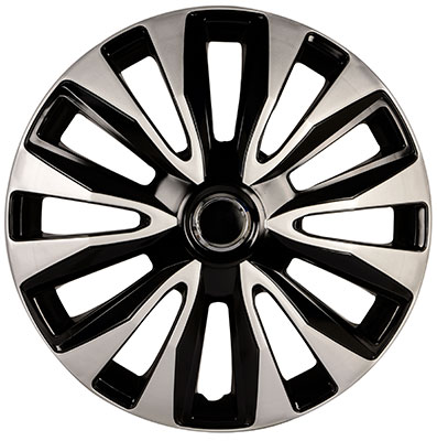 KORISTEKAPSELI K2715" MUSTA/HOPEA 4KPL - 15" koristekapselit - 929-M15 - 1