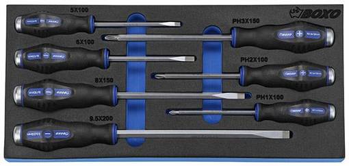 LYÖNTIRUUVITALTTASARJA BOXO - Työkaluvaunut - 284-BX005 - 1