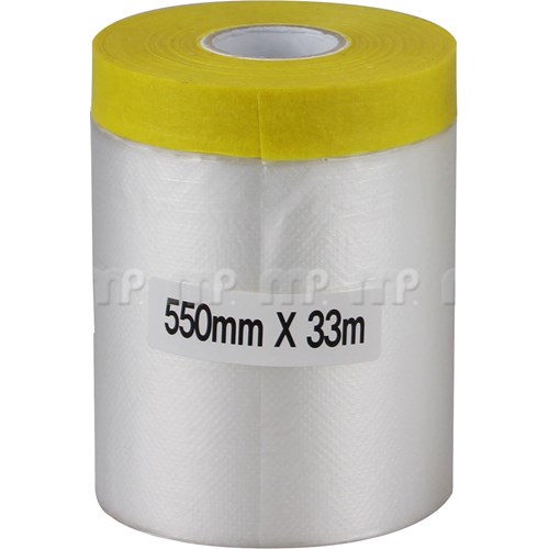 Mipa suojakalvo teipillä 33m x 55cm - Teippaus ja peittely - 562940055 - 1