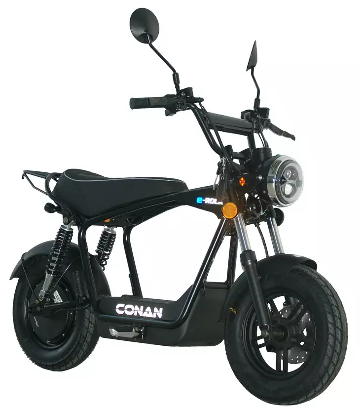 Conan E-Rock musta 25 km/h sähkömopo - Mopot - E-ROCKBLACK25 - 1
