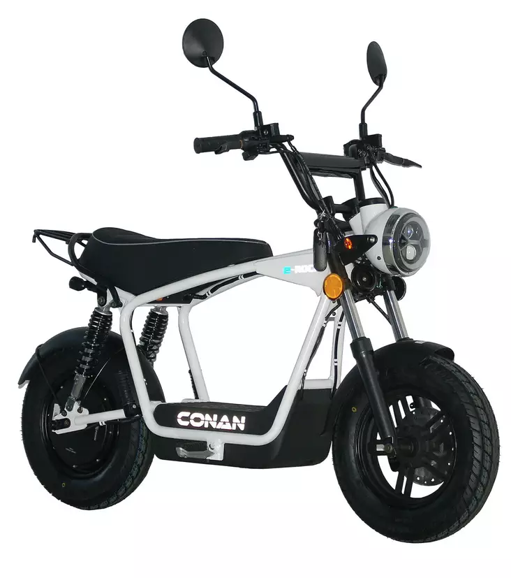 Conan E-rock valkoinen 25 km/h sähkömopo - Mopot - E-ROCKWHITE25 - 1