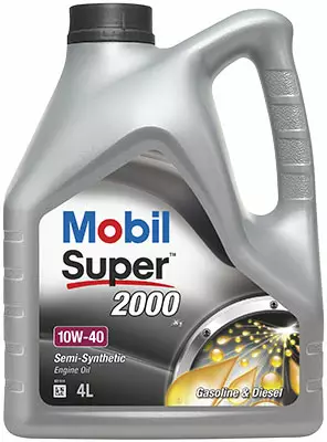 Mobil Super 2000 X1 10W-40 moottoriöljy 4L - Moottoriöljyt - 117-157305 - 1