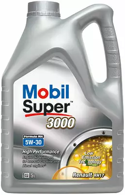 Mobil super 3000 formula RN 5W-30 moottoriöljy 5L - Moottoriöljyt - 117-155775 - 1