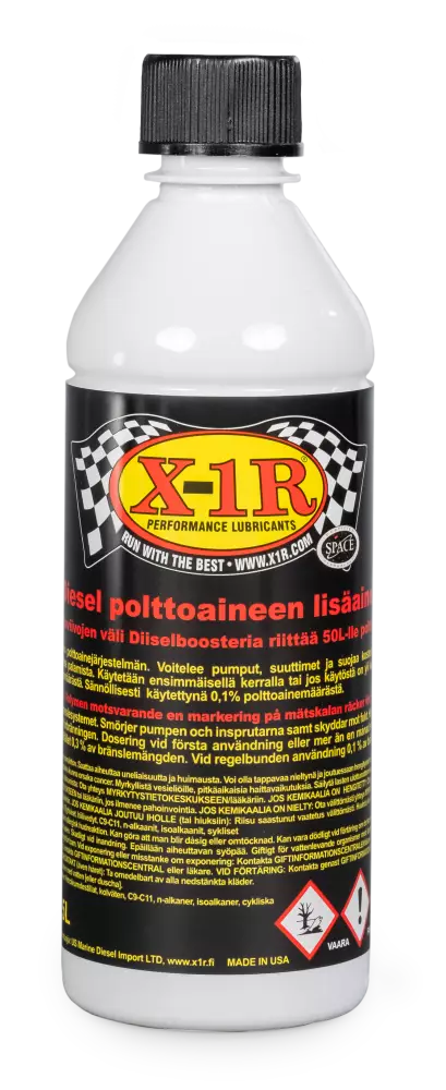 X-1R Diesel + Booster 0,5L Dieselpolttoaineen lisäaine - Öljyn ja polttoaineen lisäaineet - X1R-DIESEL05 - 1