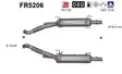 Citroën / Peugeot DPF hiukkassuodatin | AS 098-FR5206 - Pakoputkien hiukkassuodattimet - 098-FR5206 - 1