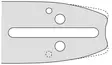 Dolmar moottorisaha Ketju- + laippayhdistelmä 2 + 1 33 cm - 3/8" jakoiset laipat - 913-346 - 2