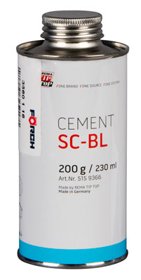 VULKANOINTIAINE CEMENT SC-BL 200G/230ML - Muut korjaamokemikaalit - 109-5159366 - 1